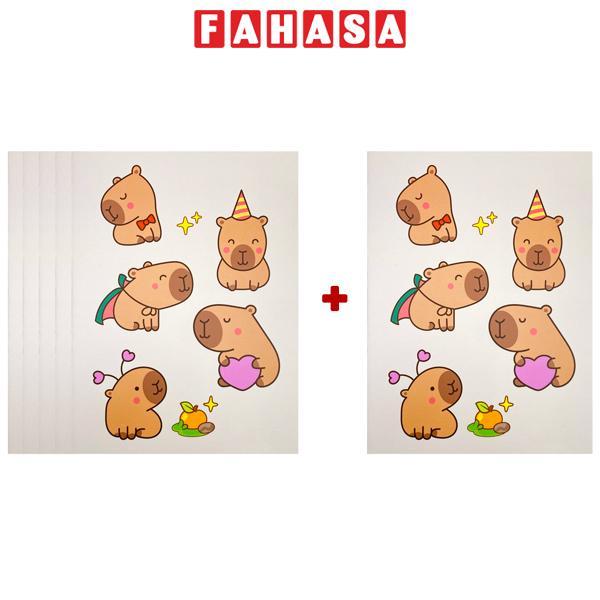 [MUA 5 TẶNG 1] Tập Học Sinh Capybara - 5 Ô Ly - 96 Trang 120gsm - The Sun 01