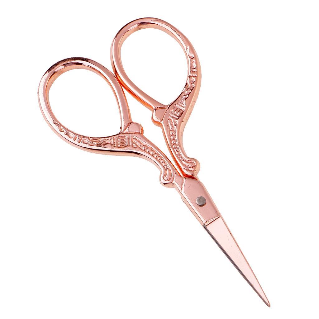 4Pcs Vintage Steel Sewing Embroidery Scissors Cross Stitch Cutting Tool