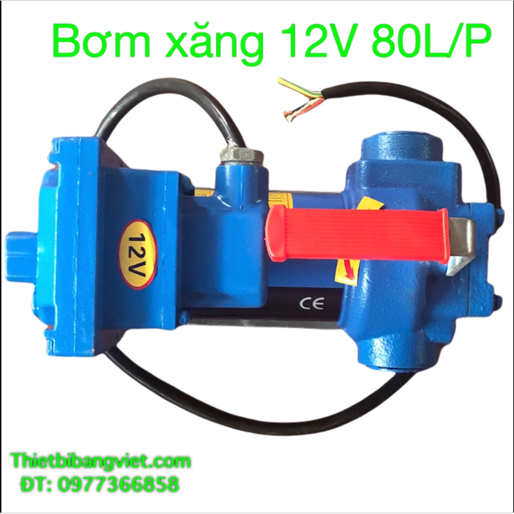 Bơm xăng dầu diesel chống cháy 12V 80L/P CH150