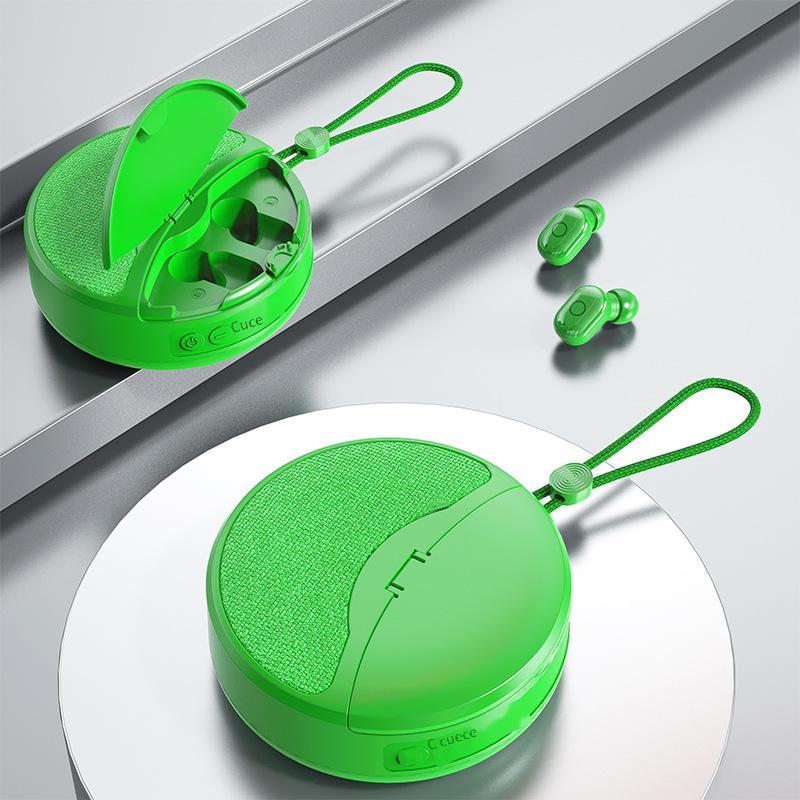 Loa bluetooth kiểu mới nhất Tai nghe TWS quà tặng hai trong một thẻ cắm tai nghe trong tai Âm thanh nổi FM