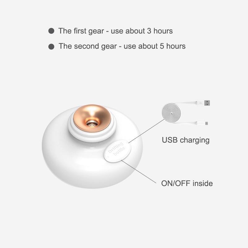 Trôi Bình Không Dây Máy Tạo Độ Ẩm Không Khí Di Động Khuếch Tán USB Nano Mini Mặt Máy Tạo Độ Ẩm Phun Sương Hương Thơm Khuếch Tán Cho Gia Đình