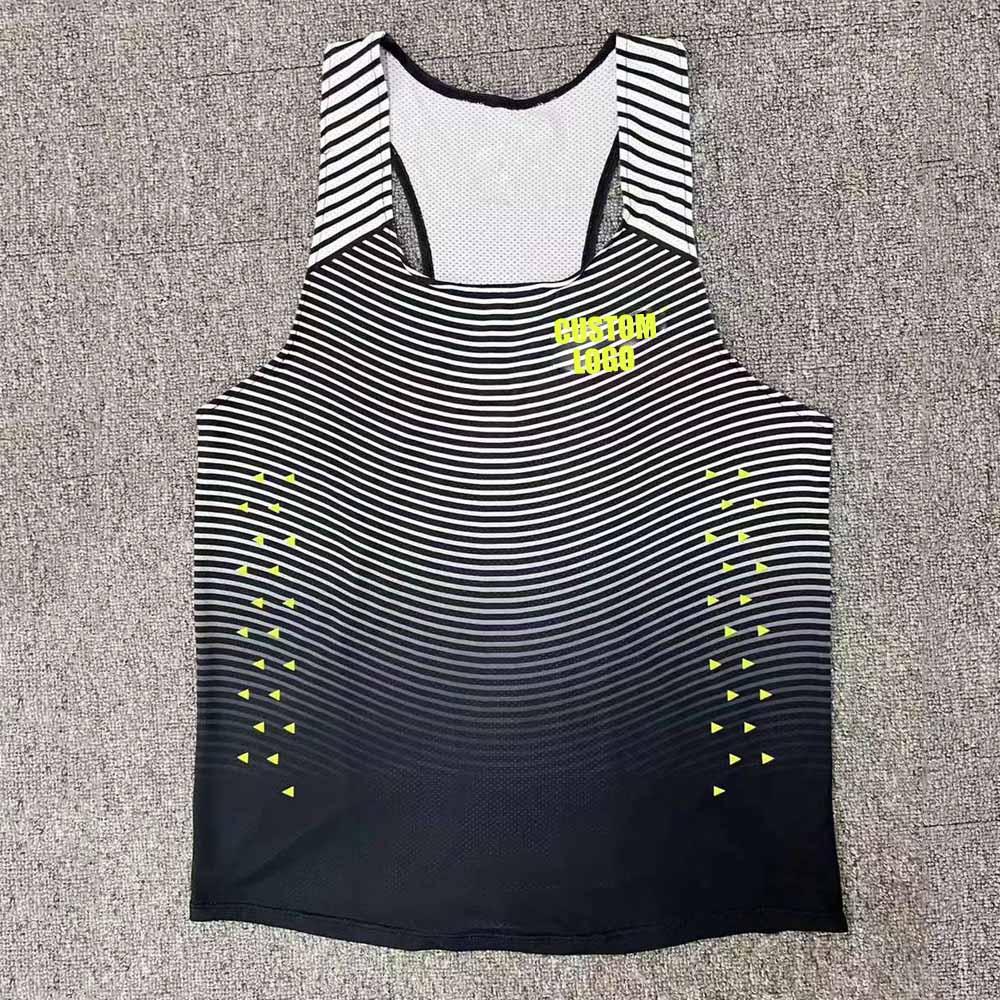 Đàn ông thời trang chạy marathon singlets không tay vest Color: Shorts Size: XL