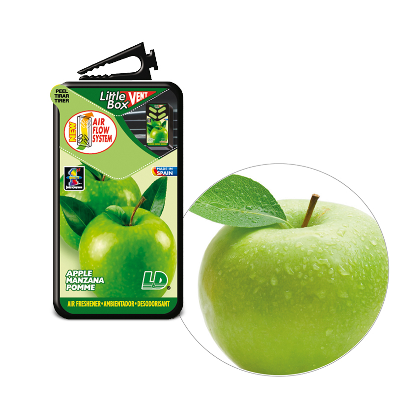 Hộp Thơm Ghim Máy Lạnh L&amp;D Little Box Green Apple 5ml