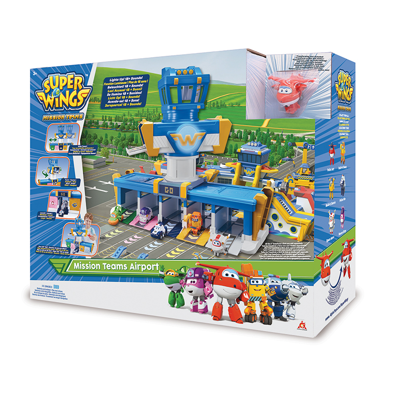 Đồ Chơi Mô Hình SUPERWINGS Trạm Sân Bay Mạo Hiểm  Superwings EU730830