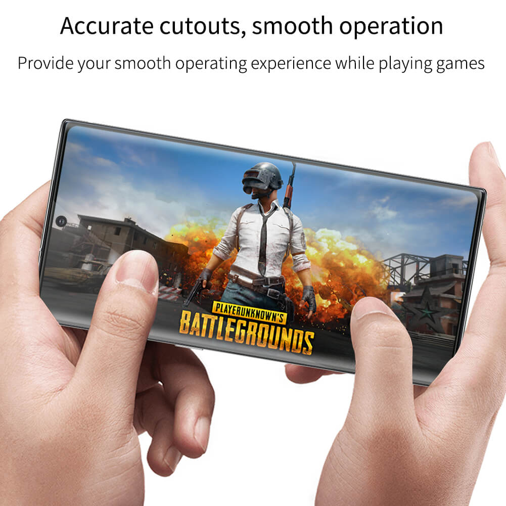 Miếng dán kính cường lực cho Samsung Galaxy Note 10 Plus full màn hình 3D hiệu Kuzoom Protective Glass - Hàng nhập khẩu