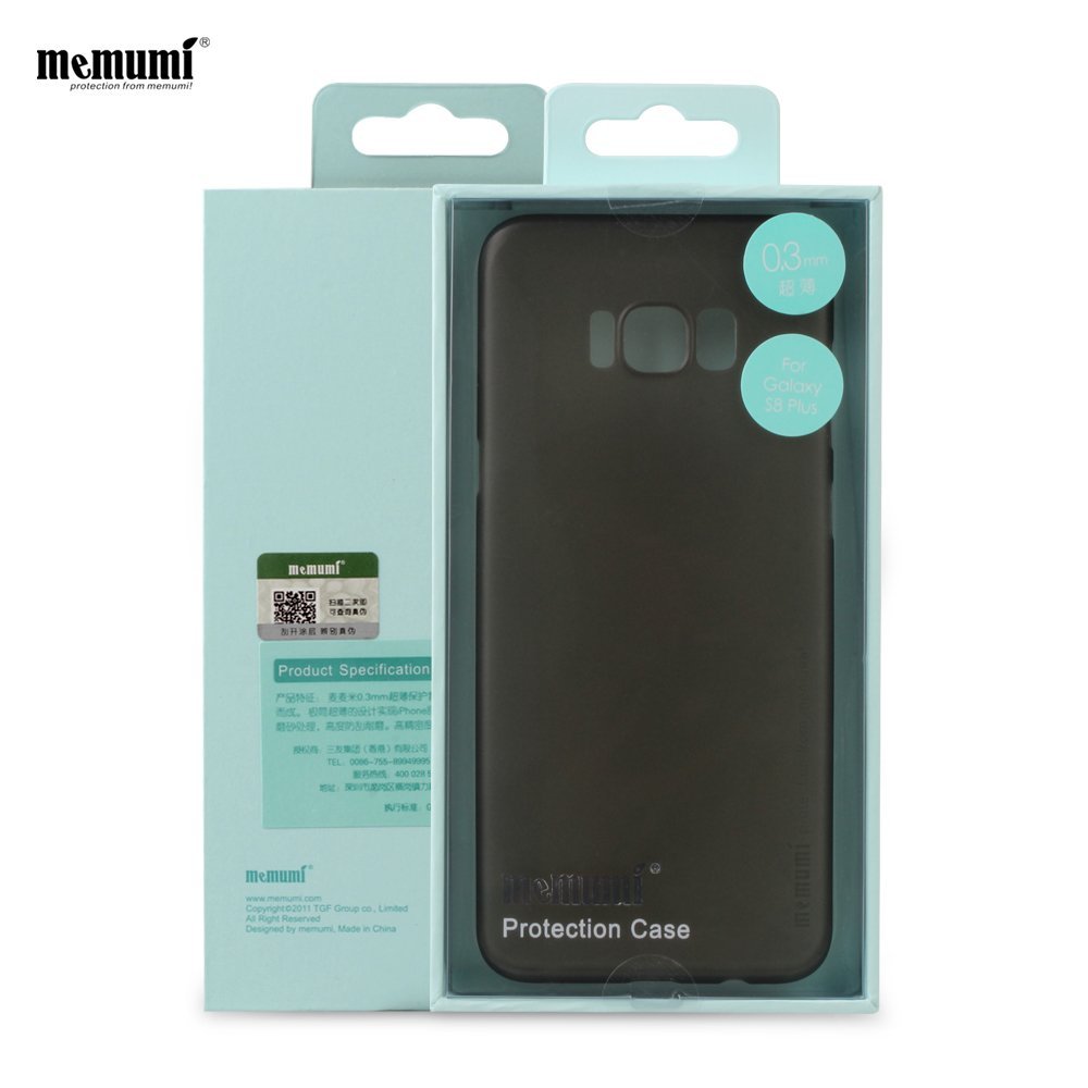 Ốp lưng nhám siêu mỏng 0.3mm cho Samsung Galaxy S8 Plus hiệu Memumi có gờ bảo vệ camera - hàng chính hãng