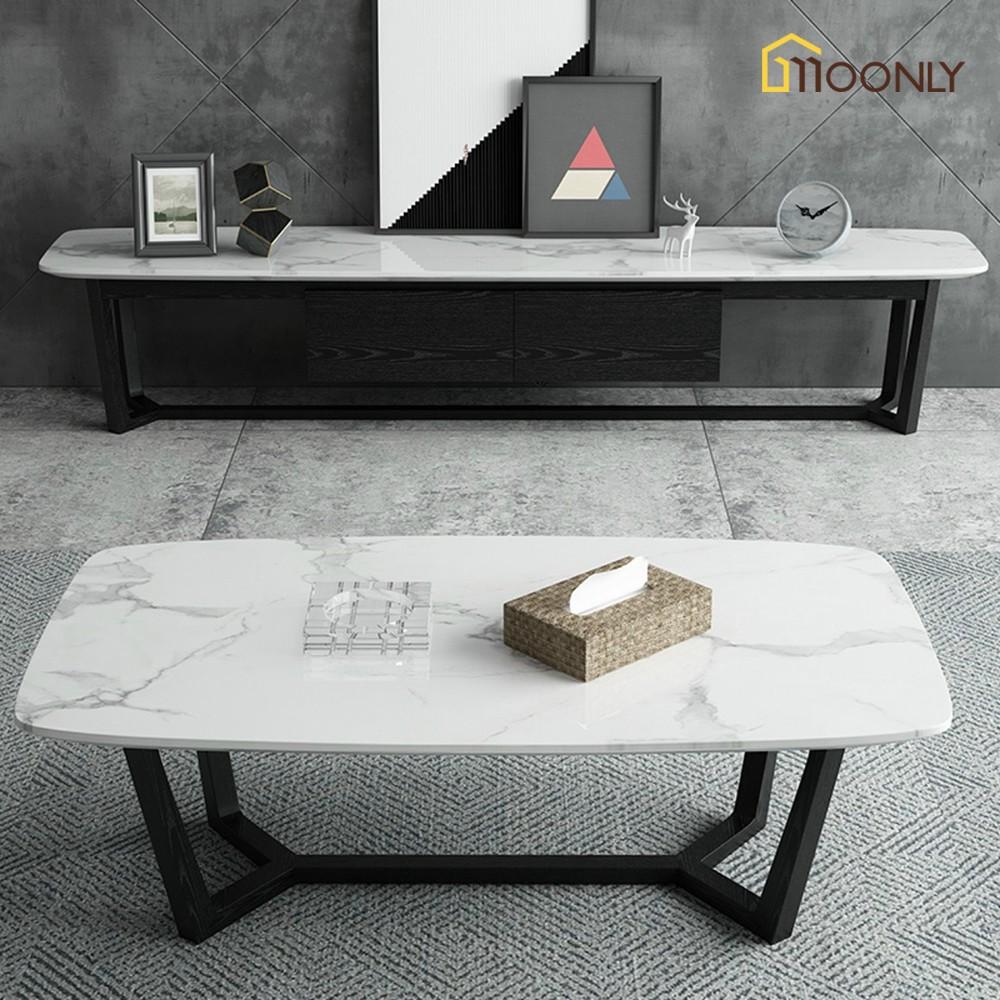 Nội Thất Bàn Sofa Ngồi Bệt Phòng Khách Chất Liệu Ceramic,Chân Sắt Tĩnh Điện KT 120x60x45cm