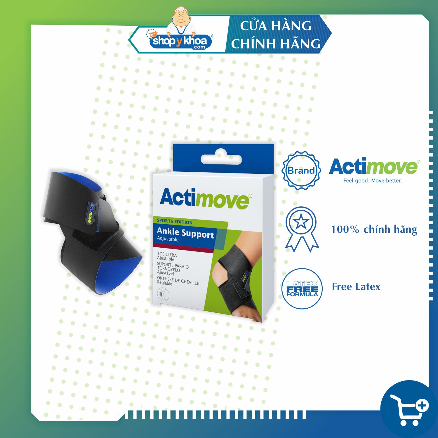 Băng quấn cổ chân 75620-SPO Actimove Ankle Support