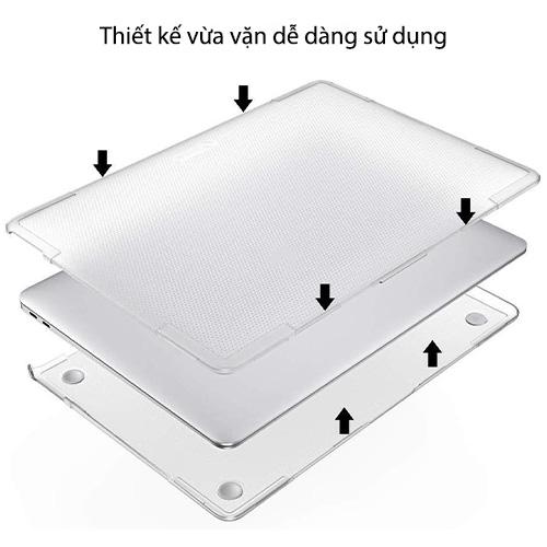 ỐP CAO CẤP CHỐNG SỐC TOMTOC HARDSHELL SLIM FOR MACBOOK AIR 13″ M1 2021