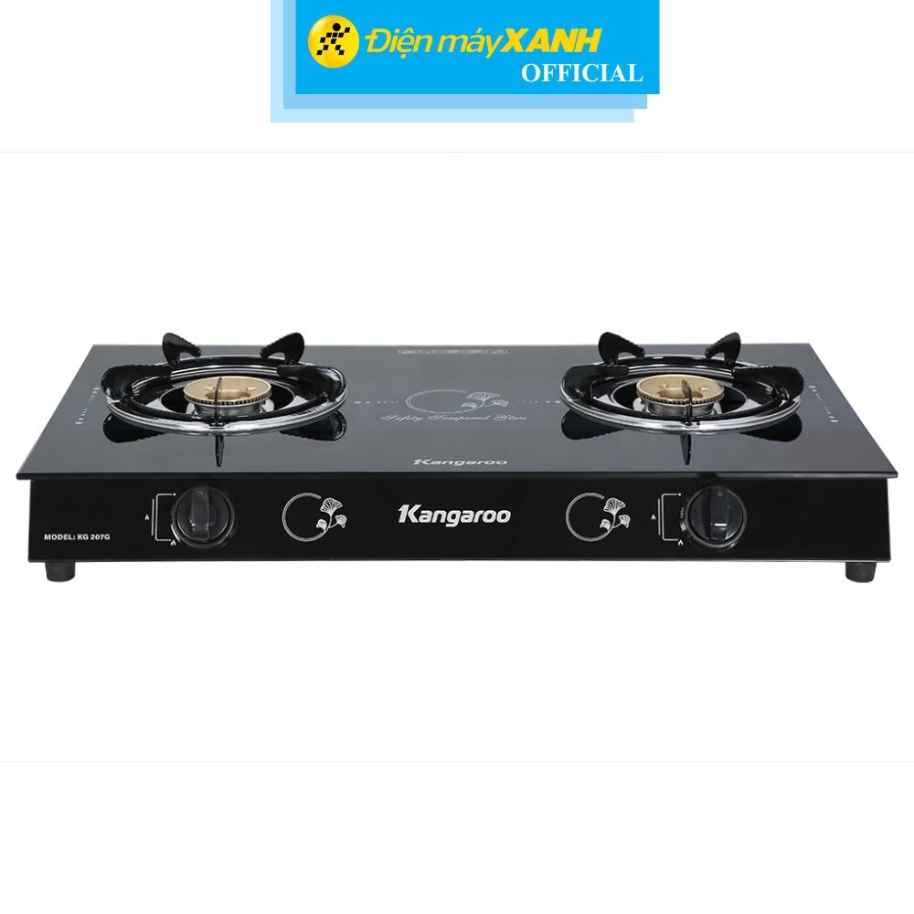 Bếp ga đôi Kangaroo KG207G - Hàng Chính Hãng