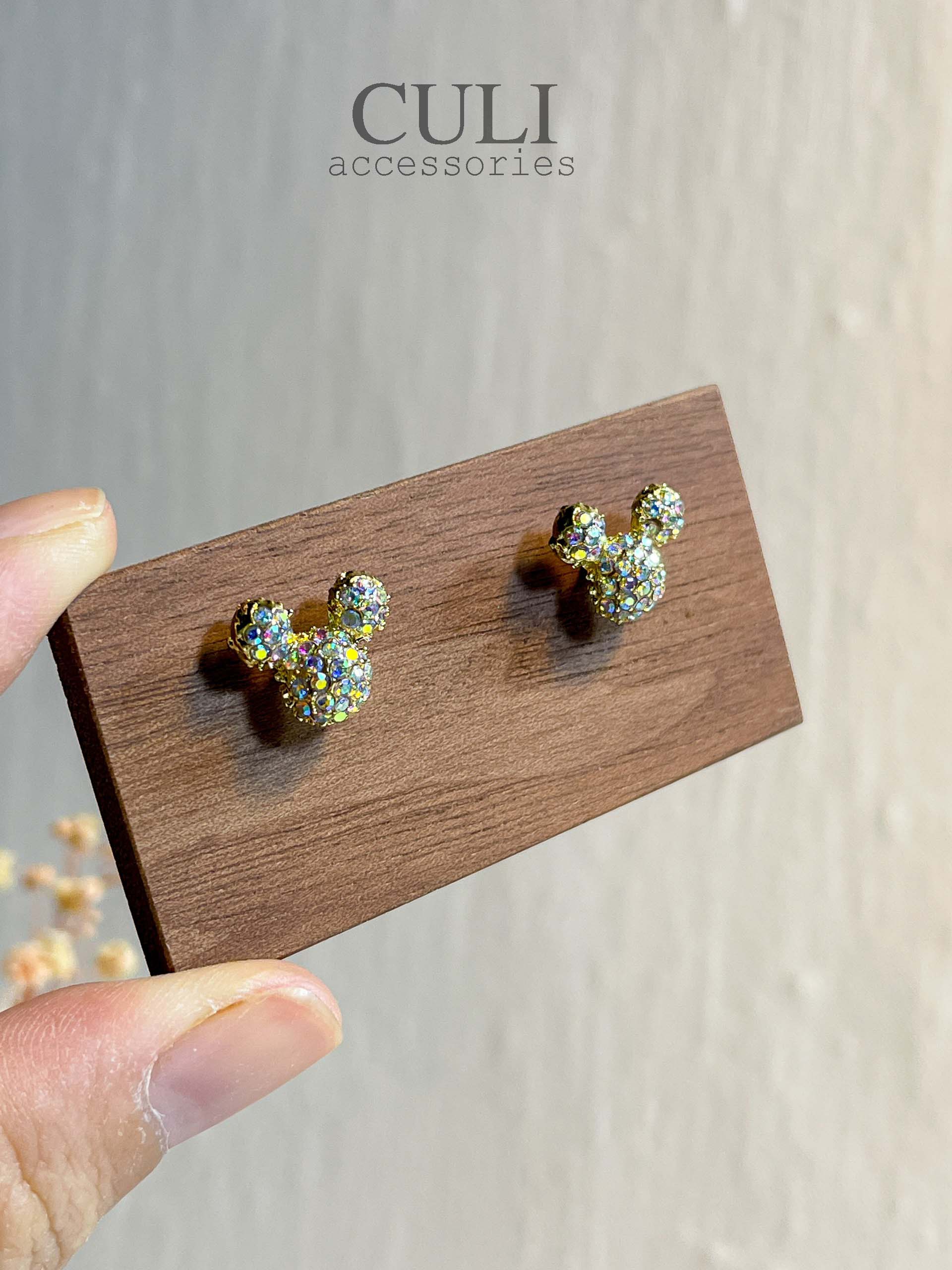 Khuyên tai, Bông tai thời trang hình đầu chuột cute HT689 - Culi accessories