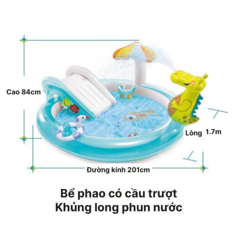 BỂ PHAO CÓ CẦU TRƯỢT CÁC LOẠI MẪU CHO BÉ