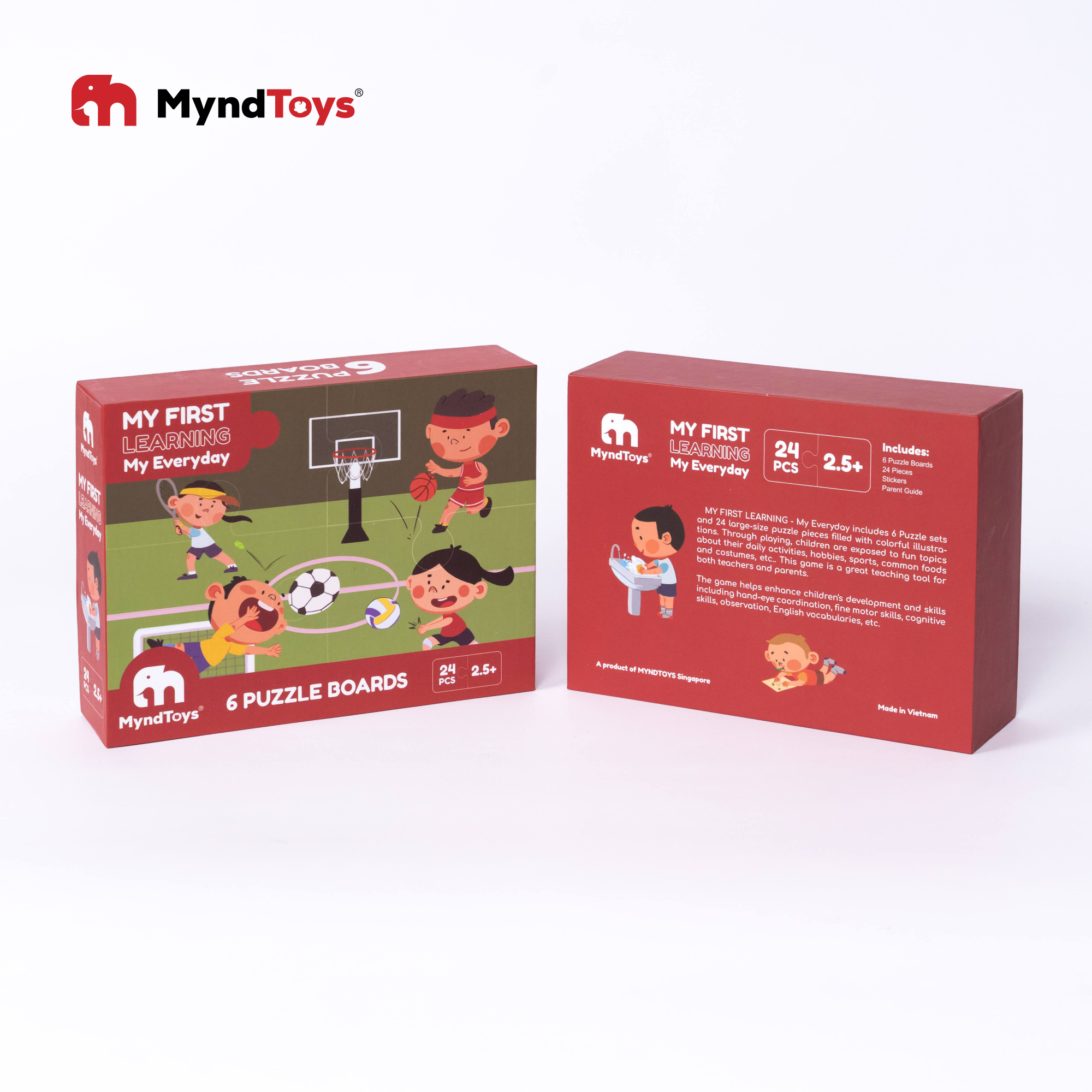 Đồ Chơi Giáo Dục, Bộ Xếp Hình Myndtoys My First Learning – My Everyday - Dành Cho Các Bé Trên 2.5 Tuổi