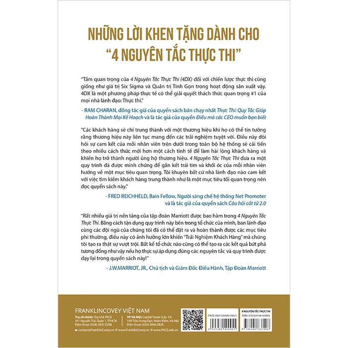 4 Nguyên Tắc Thực Thi (The 4 Disciplines of Execution) - PACE Books