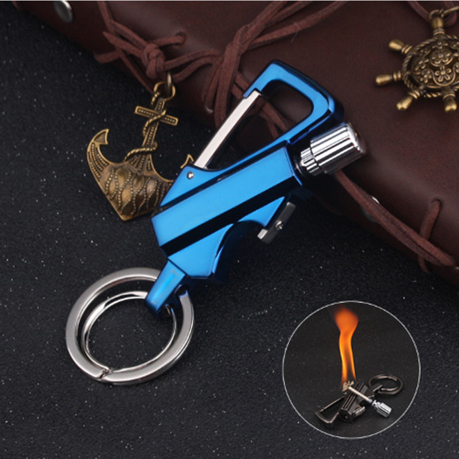 Hộp Quẹt, Bật Lửa Diêm Xăng Kiêm Móc Khóa BCK2-666