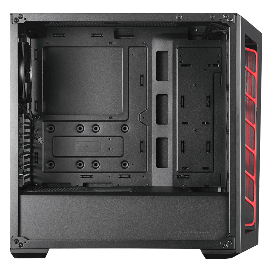 Vỏ Case Cooler Master MB 520 TG RED TRIM - Hàng Chính Hãng