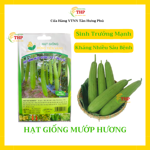 Hạt giống Mướp Hương Lai F1 Melo 58 | hạt Giống | gói 1.1gr