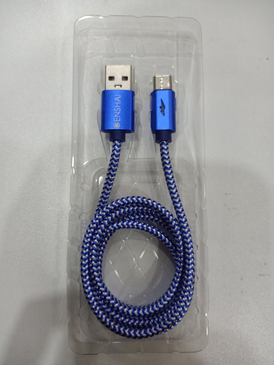 Cáp sạc nhanh Genshai GM9 cổng Micro USB 3A đèn led dài 1m