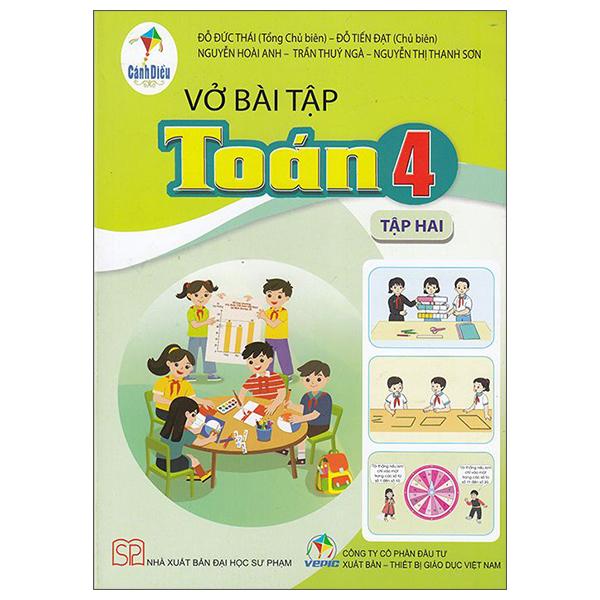 Sách Giáo Khoa Vở Bài Tập Toán 4 - Tập 2 (Cánh Diều) (Chuẩn)