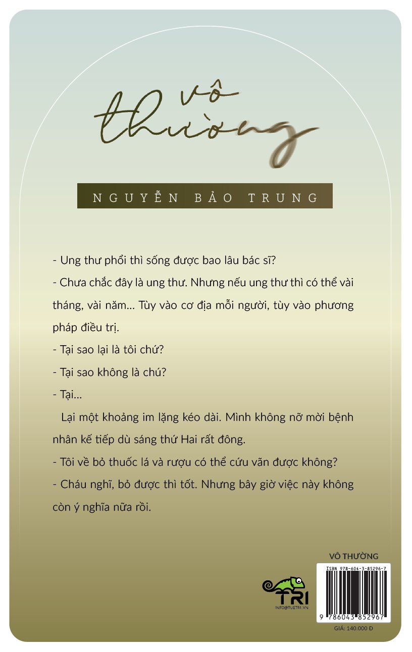 combo 2 cuốn sách: Vô Thường + Sông - Nguyễn Bảo Trung - Tuệ Tri