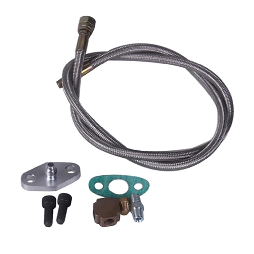 Universal Oil Drain Return Feed Line Kit for T3  Auto Parts