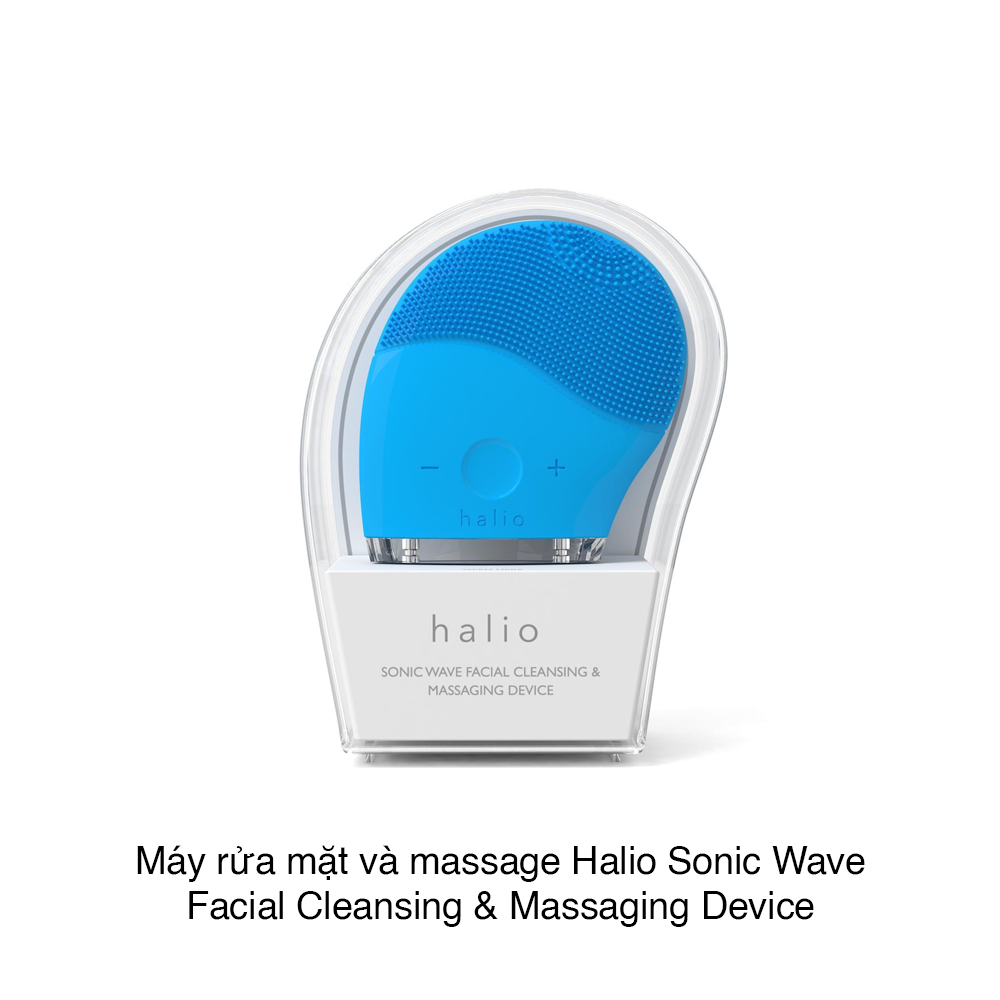 Máy rửa mặt và massage Halio Sky Blue - Hàng chính hãng