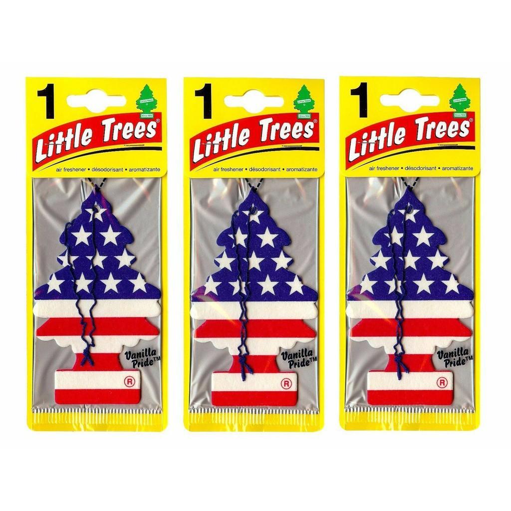 Lá thơm treo xe little trees - Lá thông thơm usa của mỹ khử mùi ô tô, phòng ngủ,tủ quần áo FEMARI