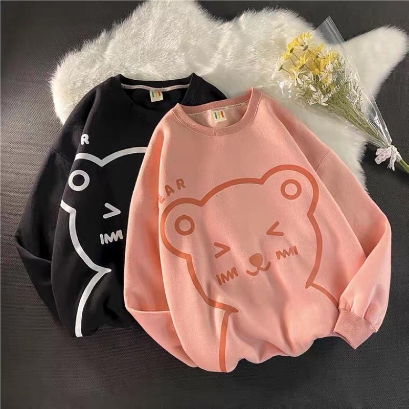 ÁO SWEATER Gấu Hello, Áo Nỉ không mũ (ảnh thật + video