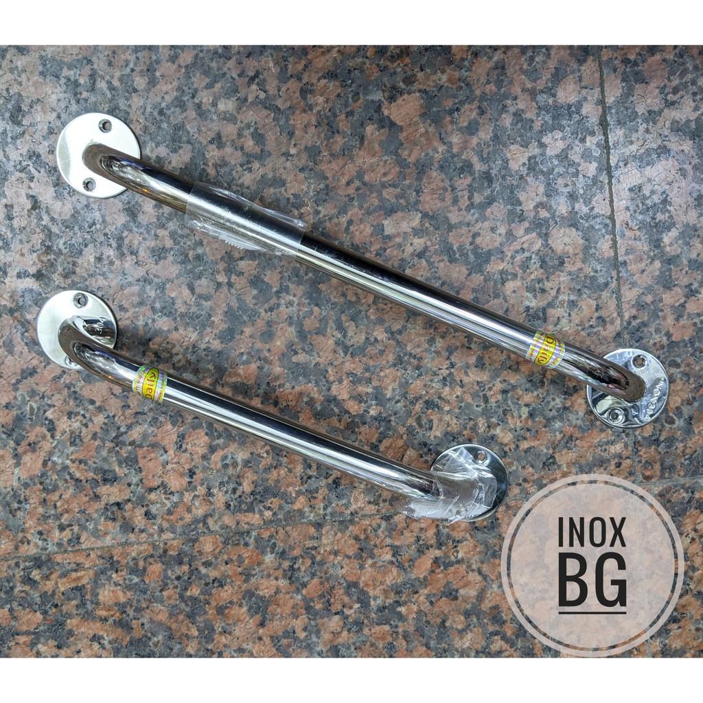 TAY VỊN INOX NHÀ VỆ SINH CHO NGƯỜI GIÀ. TAY VỊN BỒN CẦU