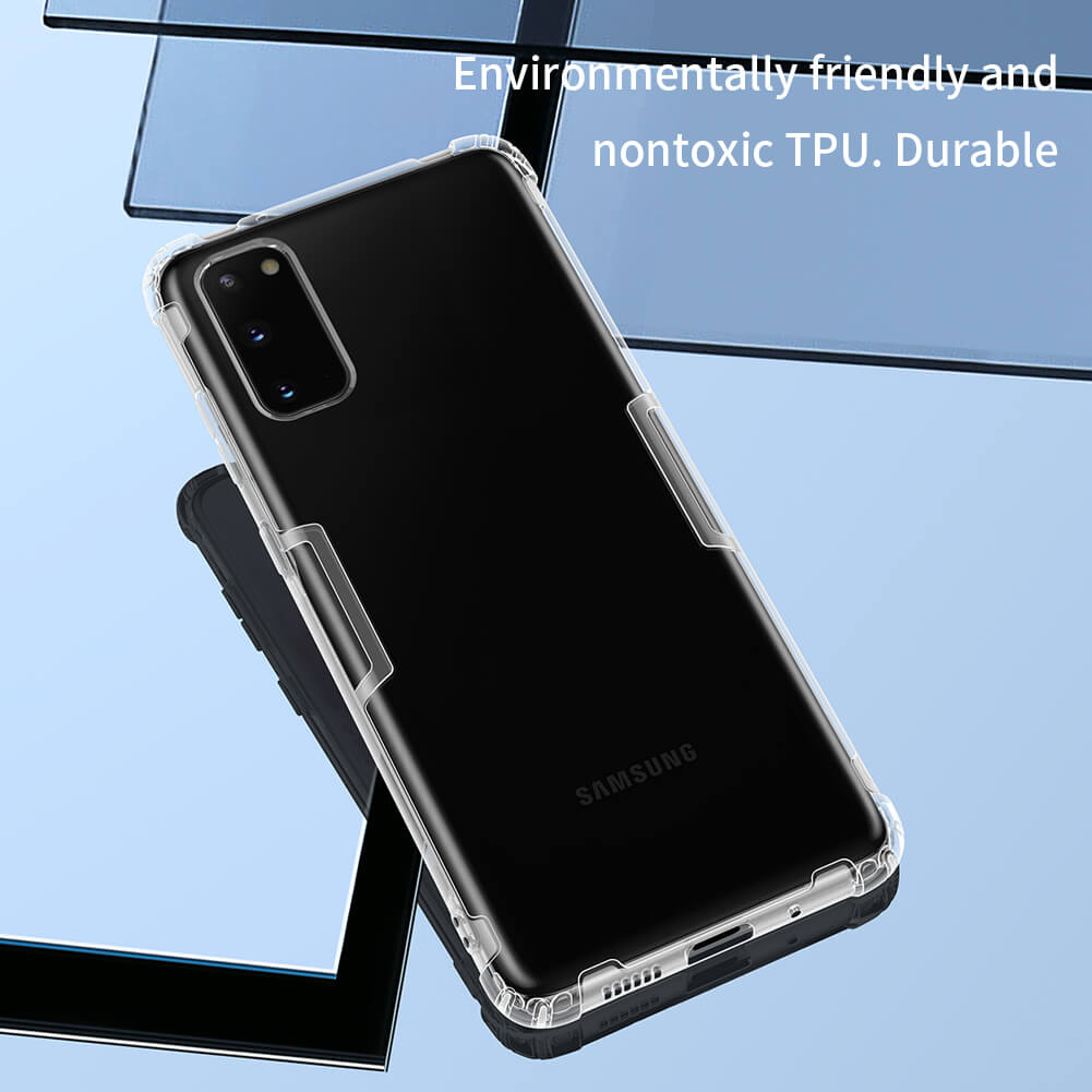Ốp lưng dẻo cho Samsung Galaxy S20 hiệu Nillkin Nature mỏng 0.6mm, chống trầy xước - Hàng chính hãng