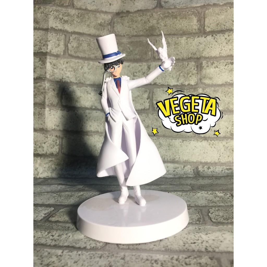 Mô hình Kaito Kid - Mô hình Conan - Magic Kaito - Siêu đạo chích Kid tung áo choàng cầm chim bồ câu - Cao 14,5cm