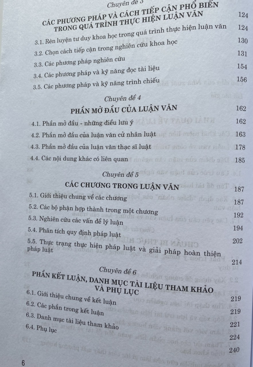 Để hoàn thành tốt luận văn ngành luật ( Dùng cho sinh viên, học viên cao học và nghiên cứu sinh )