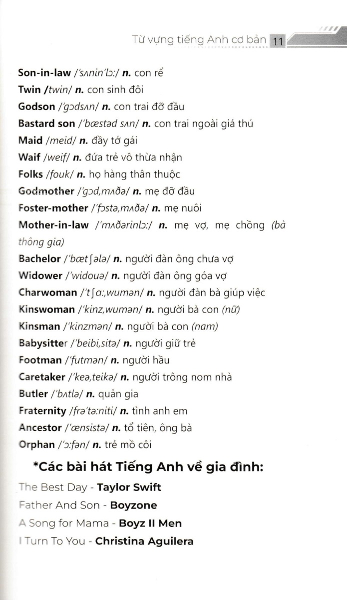 Từ Vựng Tiếng Anh Cơ Bản (30 Chủ Đề Phổ Biến Nhất - Sbooks)