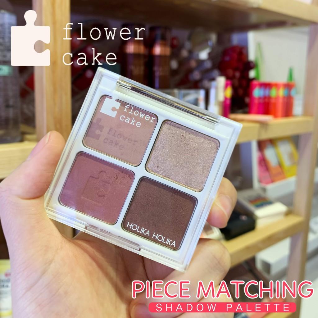 [Siêu Sale 39K] Phấn Mắt 4 Ô Holika Holika Piece Matching Shadow Palette Cận Date