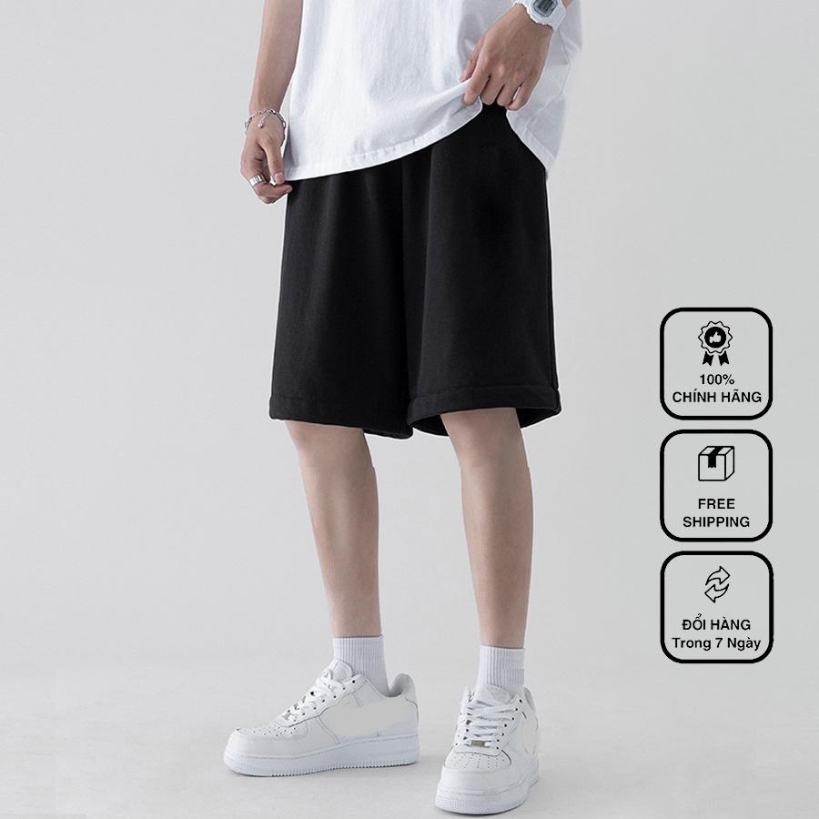 Quần Short Đùi Trơn unisex MONSTERX thể thao basic nam nữ oversize phong cách đường phố Hàn Quốc Ulzzang