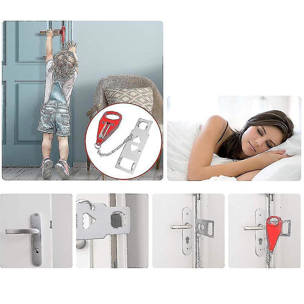 Khóa cửa di động an toàn thanh khóa kim loại khóa kim loại khóa an toàn chống trộm