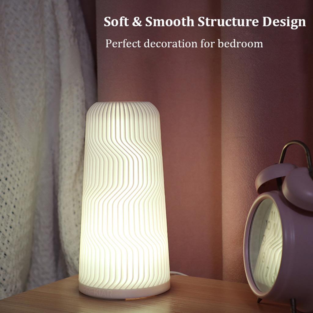 3D Printed Touch Control Night Light Table Bedside Lamp Bedroom Xmas Present