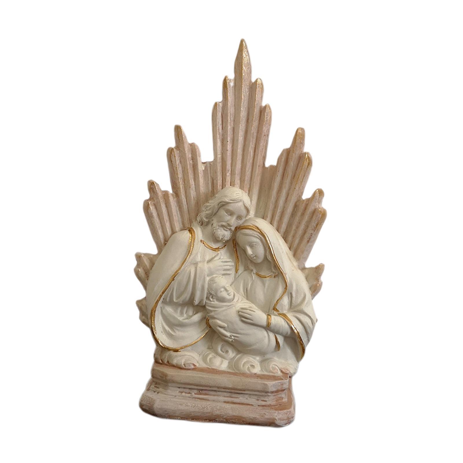 Holy Family Statue, Classic Christian, Catholic Sculpture, Resin ...