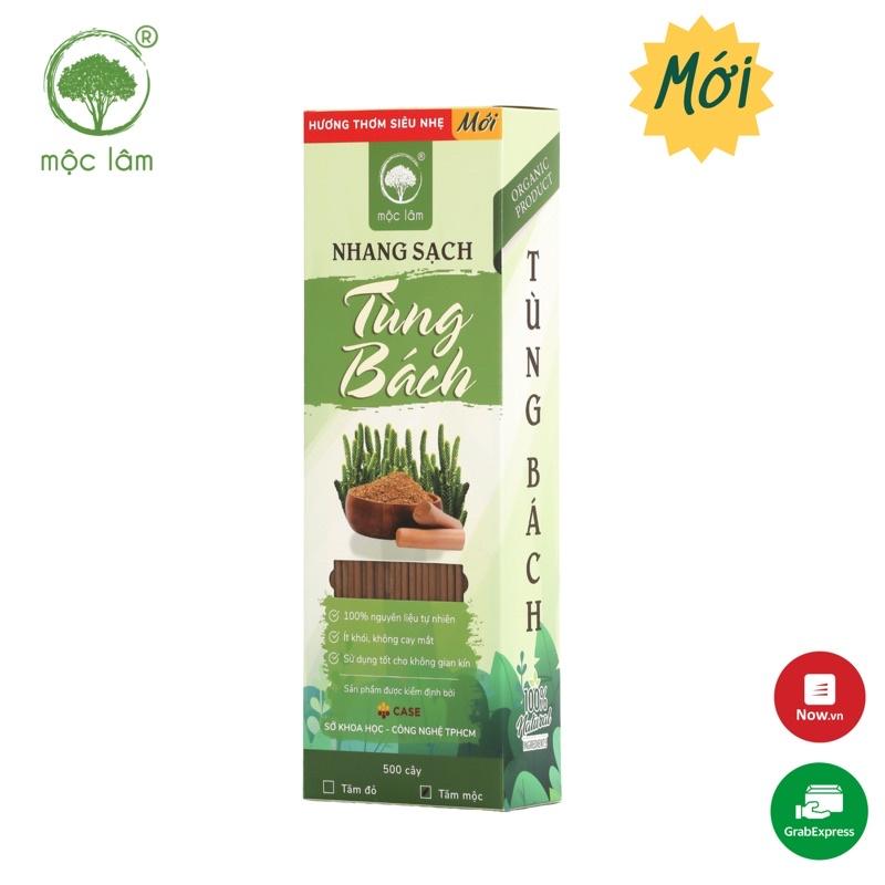 Nhang Sạch Tùng Bách MỘC LÂM 500cây 29cm, Ít Khói Tự Nhiên, Hương Thơm SIÊU NHẸ - SIÊU DỄ CHỊU
