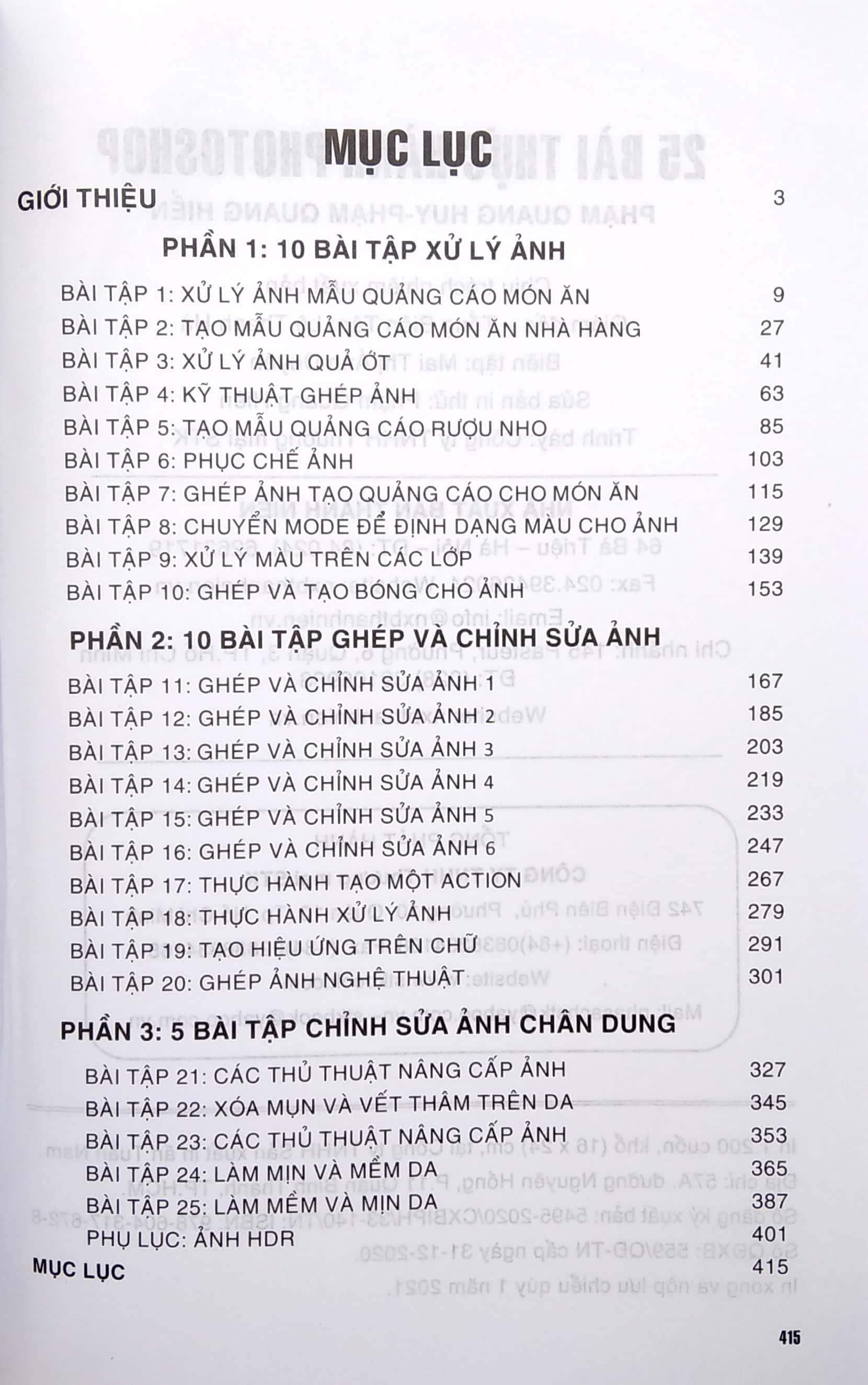 25 Bài Thực Hành Photoshop CC