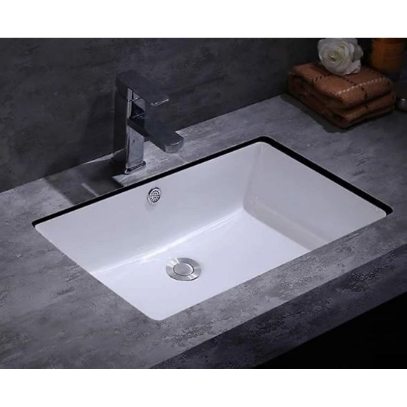 Lavabo sứ âm bàn cao cấp/ chậu rửa mặt âm bàn cao cấp