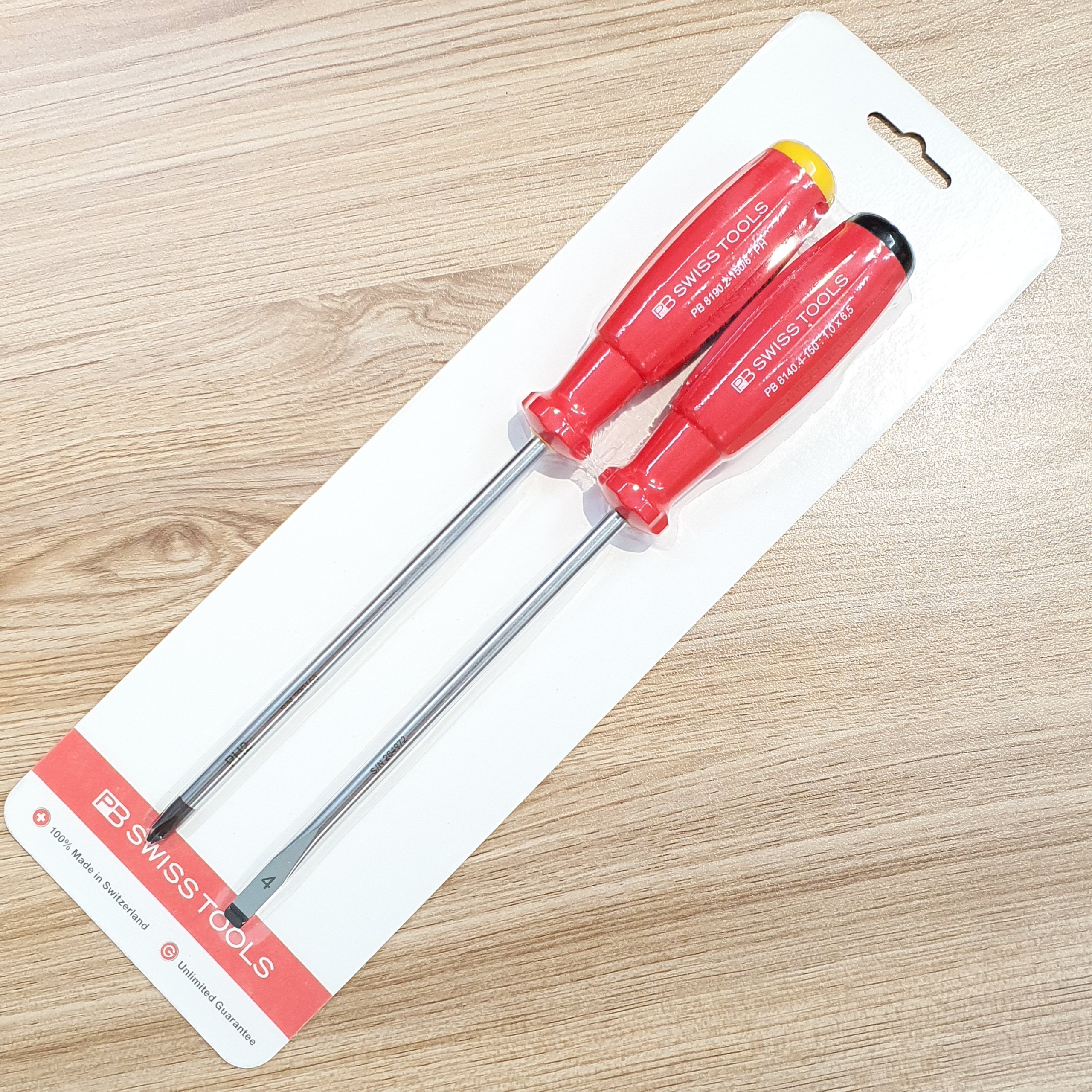 Bộ tô vít PB Swiss Tools Dòng Swiss Grip 2 chiếc dài 250mm