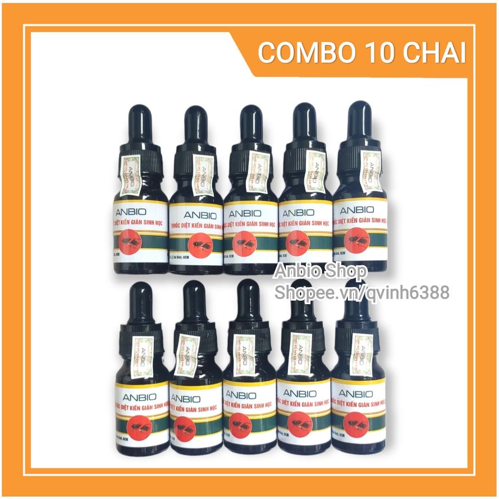 Combo 10 chai thuốc diệt kiến gián Anbio diệt tận gốc kiến hôi, kiến đen, kiên lửa, gián đức