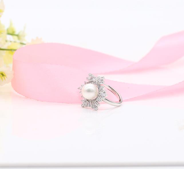 Bộ Trang Sức Ngọc Trai Bông Tuyết Hè ( Freesize ) BNJ – 0508