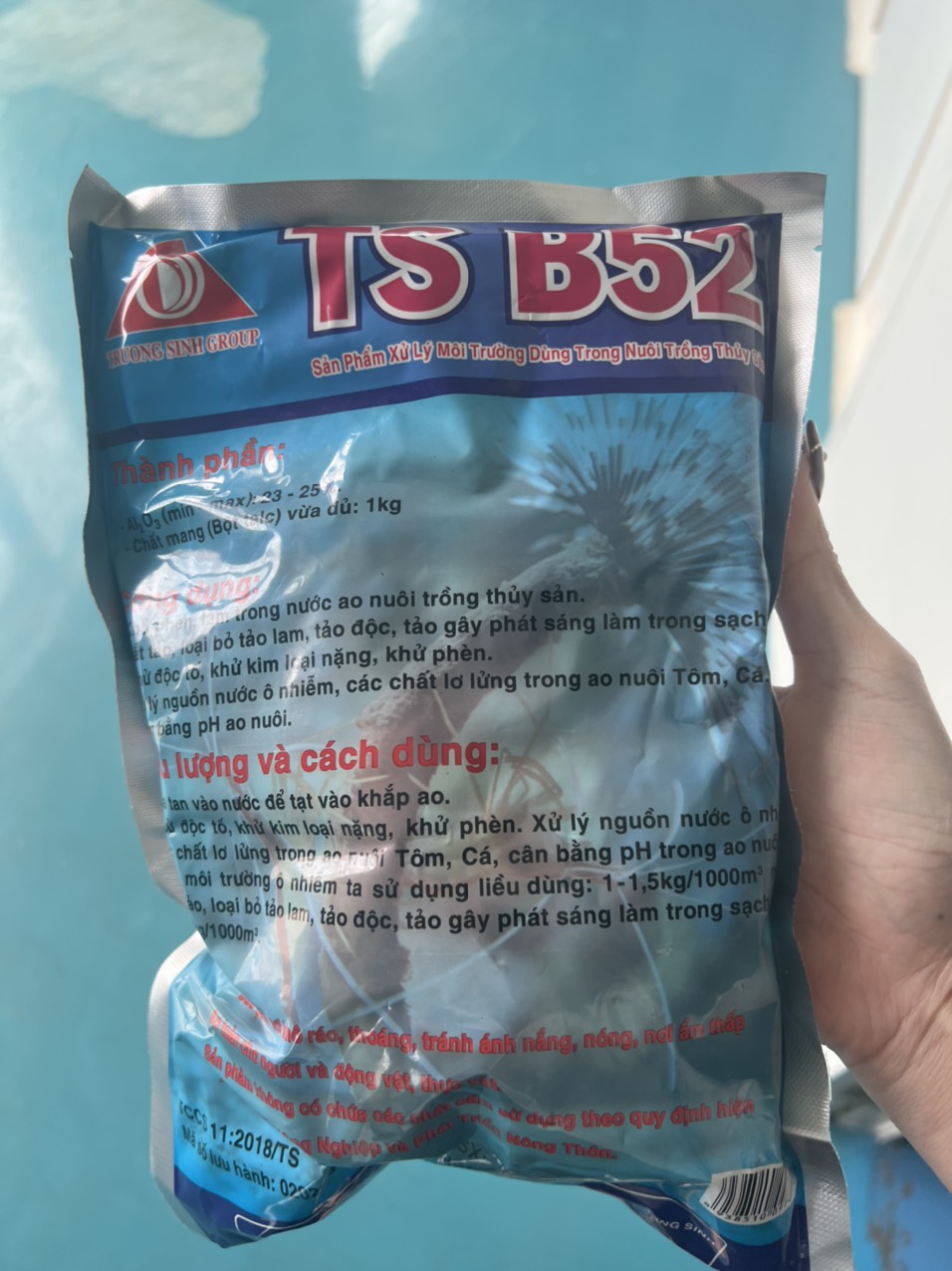 TS - B52 , Khử phèn, cắt tảo, xử lý môi trường nước