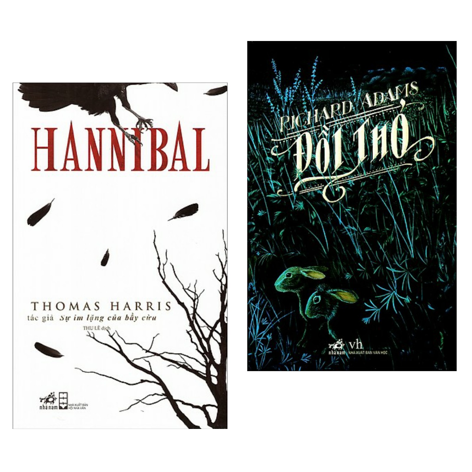 Combo Tiểu Thuyết Bán Chạy: Hannibal + Đồi Thỏ (Bộ 2 cuốn/ Tặng kèm bookmark Happy Life)