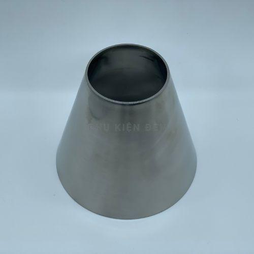 Ống cone inox ø100mm, ống inox trang trí lắp đặt đèn
