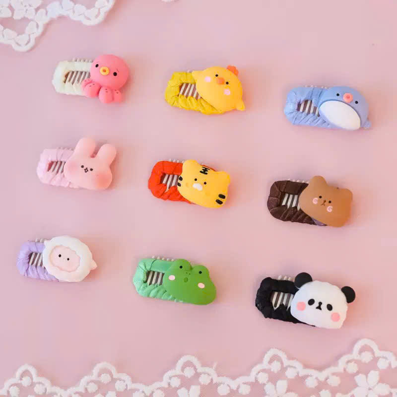 NƠ KẸP TÓC CÀI TÓC THỜI TRANG DỄ THƯƠNG ĐỘNG VẬT CÀI ĐẦU MÃ 33 CHO THÚ CƯNG CHÓ MÈO