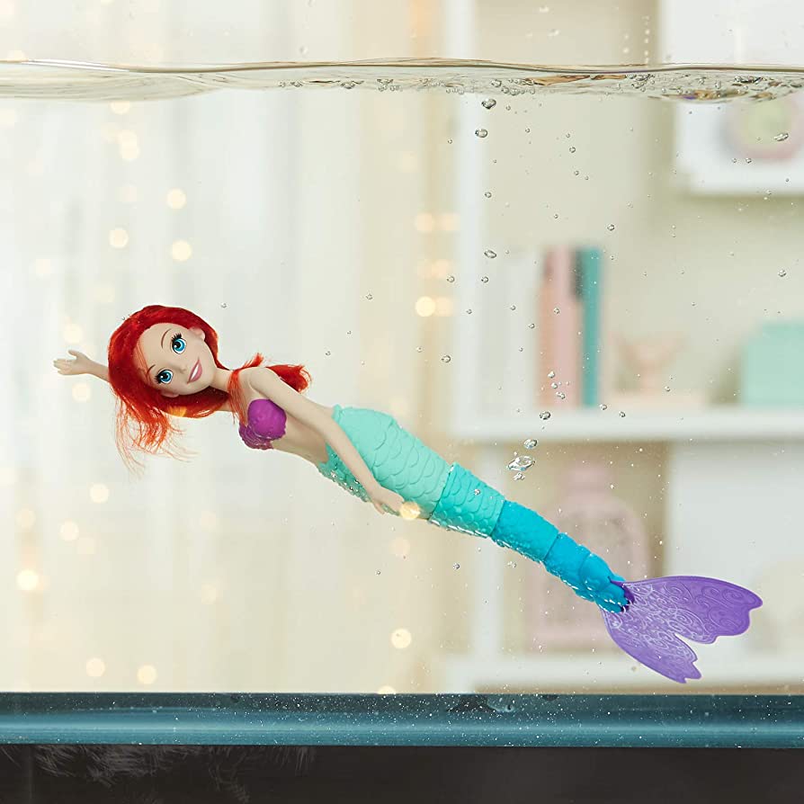 Búp bê tiên cá bơi trong nước Disney Princess Swimming Adventures Ariel (Mỹ)