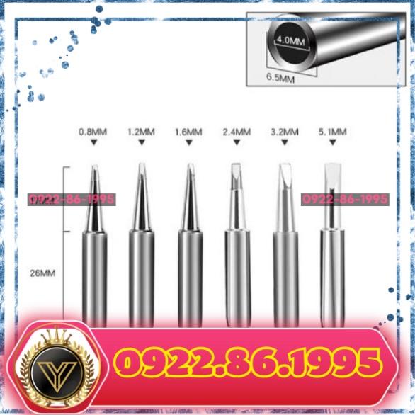 Đầu mũi hàn Hakko 900M-T nhật bản cho trạm hàn 936 hàng cao cấp